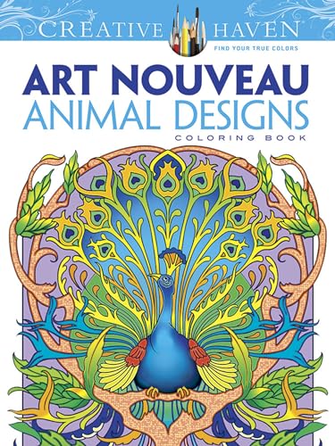 Noble - Creative Haven Art Nouv Animal book cover