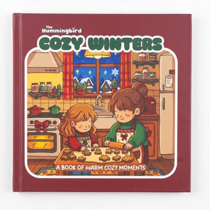 Cozy Winters: A Stress-Relieving Coloring Book for Adults & Kids with Christmas Vibes, Snowy Scenes & Winter Moments