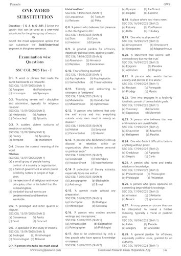 SSC English 7600+ ebp mcq pyq | 2026-27 | english medium | 8th edition