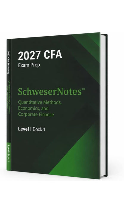 2027 CFA Level 1 Study Guide & Practice Books | KPLN SCHW Study Notes | Full Syllabus Coverage | Question Bank Vol. 1 & 2