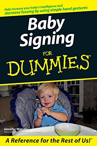 Baby Signing For Dummies book cover