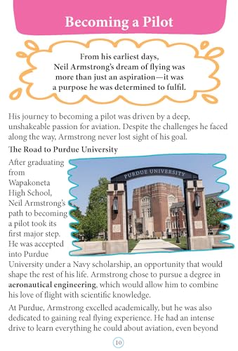 Neil Armstrong Biography for Kids Age 6–12 Years – Inspiring Illustrated Biography Book from Icons of Inspiration Series | Explore Space, Courage & First Moon Landing