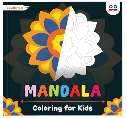 Mandala Colouring Book for Kids | Best Selling Mandala Art Kit in India | Premium Quality Drawing & Painting Book for Kids | Two Brothers Publications