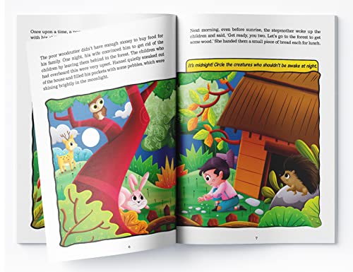 Fairy Tales Comprehension – Hansel and Gretel Build Reading Confidence with Classic Stories | Vocabulary, Questions & Imagination | Ages 5–8 | 2+ Hours of Fun Learning