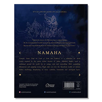 NAMAHA - Stories From The Land Of Gods And Goddesses by Abhishek Singh Illustrated Short Stories from Indian Mythology with Stunning Shiva Artwork | 8.5in. x 11in.