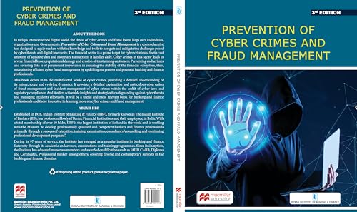 Macmillan Prevention of Cyber Crimes & Fraud Mgment Latest 2025 Edition IIBF Certificate for CAIIB & Banking Professionals|Covers Cyber Threats, Fraud Detection, Electronic Transactions & Cyber Laws