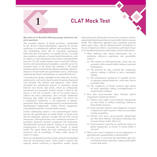 PW CLAT Practice Mock Booklet 2026 | For AILET & OLET’s 2027 Exams | Aligned on Latest Syllabus with Detailed Explanation