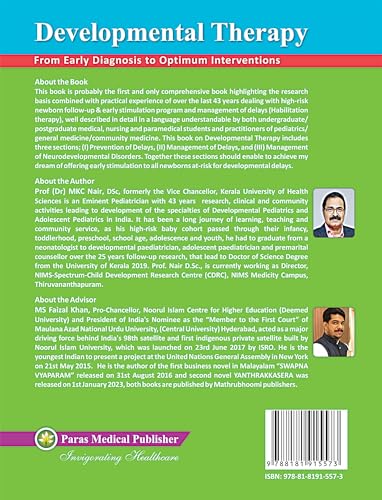 Developmental Therapy - From Early Diagnosis to Optimum Interventions