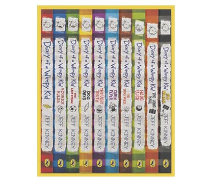 Diary of a Wimpy Kid Boxset: 10 Books Collection (Books 1-10) | #1 International Bestselling Series | 250+ Million Copy Bestseller | Ages 8+ Years