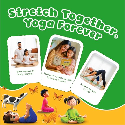 First Yoga Poses for Sootra Tots | Illustrated Yoga Board Book for Kids | 10 Fun Asanas with Sanskrit Names | Early Learning Board Book for Babies, Toddlers & Preschoolers | Ages 0–5 Years