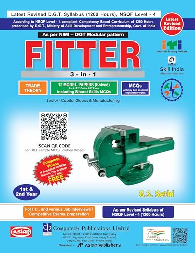 FITTER 3-IN-1 TRADE THEORY ASSIGNMENT MODEL PAPERS MCQS (WITH KEY) NSQF LEVEL-4 (ENGLISH)