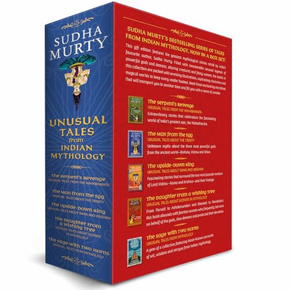 Unusual Tales from Indian Mythology | Sudha Murty’s Bestselling Series | Set of 5 Books | Stories from Mahabharata, Ramayana, & Mythical Characters | Ages 9+