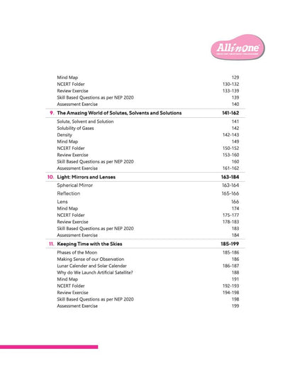 Arihant All in One Science Class 8 Book 2025 Edition | NCERT Based Complete Study Guide with Mind Map, Competency Based Questions, Chapterwise Exercises and Sample Question Papers
