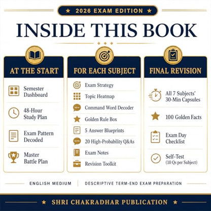 IGNOU MBA 1st Semester Last Minute Exam Guide Book - MMPC-001 to MMPC-007 - 35 Answer Blueprints, 140+ High-Probability Q&As, 30-Min Capsules: 1 (IGNOU MBA Last Minute Exam Guide Series)