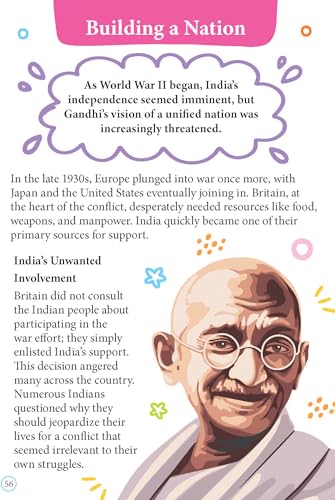 Mahatma Gandhi Biography for Kids Age 6–12 Years – Inspiring Illustrated Biography Book from Icons of Inspiration Series | Learn About Non-Violence, Truth & Courage