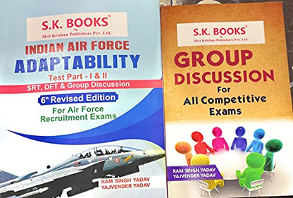 Set of Air Force Adaptability Test & Group Discussion in English Medium