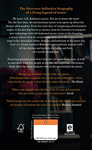 Notes of a Dream: The Authorized Biography of A.R. Rahman Winner of the Crossword popular choice award