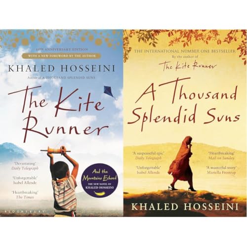 The Kite Runner & A Thousand Splendid Suns Combo Book Set | Khaled Hosseini Collection | Bestselling Literary & Historical Fiction Novels | ... & Resilience | English Paperback (Pack of 2)