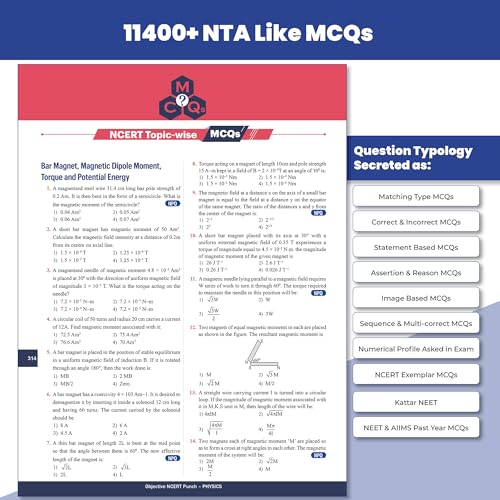 PW Objective NCERT Punch 5.0 Physics, Chemistry and Biology Combo Set of 3 Books l Updated with Most Probable NEET Potential Questions (NPQ) For End Time Preparation