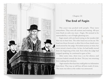 Oliver Twist : Illustrated Abridged Children Classics English Novel with Review Questions