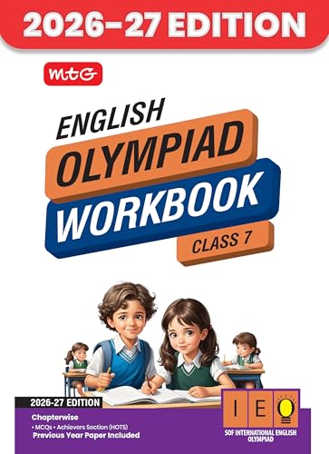 MTG International English Olympiad (IEO) Workbook Class 7 - Chapter-wise MCQs with Achievers Section - SOF Olympiad Books For 2026-27 Exam