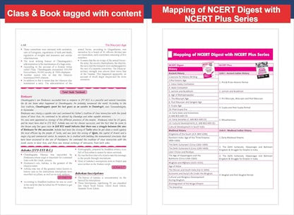 Disha Combo (5 Books) History, Political Science, Economics, Gen Science & Geography NCERT Digest (Class 6 - 12) for UPSC & State PSC Civil Services 3rd Edn | Old + New NCERT + TN | Prelims & Mains