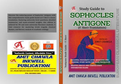 BA English Hons DU | DSC-2 European Classical Literature Semester 1 Sophocles' Antigone Study Guide | F. Storr Translation | 1st year