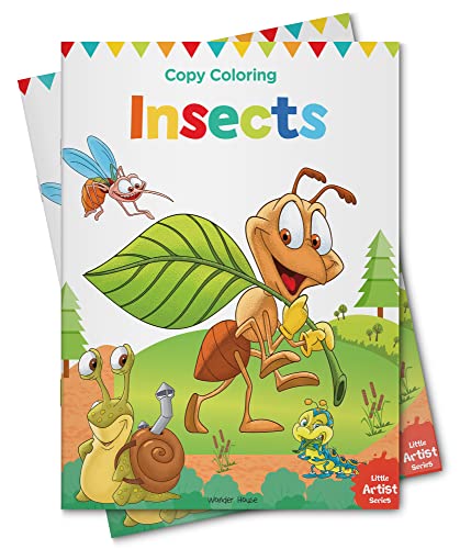 Little Artist Series Insects: Copy Colour Books book cover
