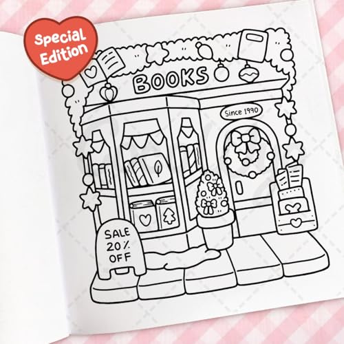 Cozy Christmas: Coloring Books for Adults by Coco Wyo | Cute Christmas Coloring Pages, Festive Cozy Scenes, Stress Relief & Relaxation: The Cute and Relaxing Festive Colouring Book