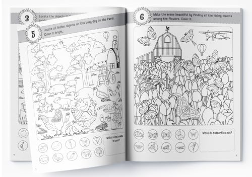 Lots to Spot On The Farm: Search, Find and Color Activity Book