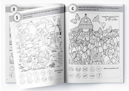 Lots to Spot On The Farm: Search, Find and Color Activity Book