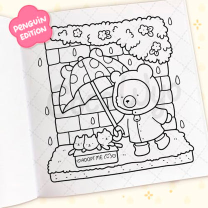 Cozy Friends: Coloring Books for Adults by Coco Wyo | Cute Animal Friends Coloring Pages, Cozy Simple Designs, Stress Relief & Relaxation: A relaxing cosy colouring book, from the bestselling author