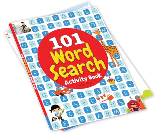 101 Word Search Activity Book - Large Grid Word Search Puzzles For Kids With Attractive Illustrations I Ages 3-6 I Vocabulary Building I Learn New Words I Motor Skills Improvement