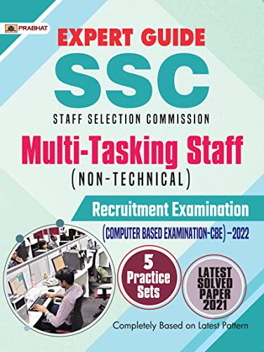 Expert Guide SSC Staff Selection Commission Multi-tasking Staff (Non-Technical) Recruitment Examination (Computer Based Examination-CBE) 2022 by Team Prabhat