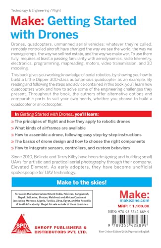 Make: Getting Started with Drones: Build and Customize Your Own Quadcopter (Full Colour Edition)