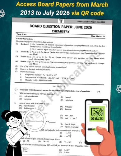 Std 12 Science Board Chapter Wise Questions with Solutions for 2027 Exam | Chemistry HSC Topic Wise Board Question Bank (2008 to 2026) Maharashtra Board (Exam Experts)