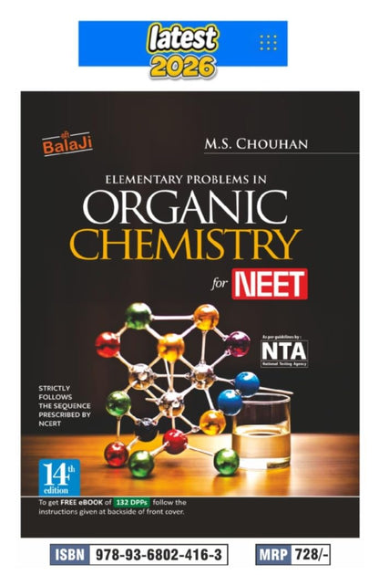 Balaji Elementary Problems in Organic Chemistry for NEET by M.S. Chouhan, 14th Edition, 2026