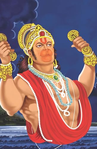 Sunderkand by Goswami Tulsidas in Hindi, English & Sanskrit Language (Deluxe Hardbound edition with silk fabric),Lord Hanuman,Spirituality,Indian Mythology,Gift book,Worship & Devotion