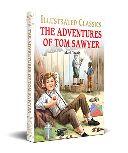 The Adventures of Tom Sawyer : llustrated Abridged Children Classic English Novel with Review Questi book cover