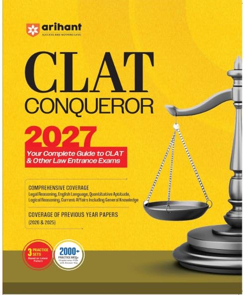 Arihant CLAT Conqueror 2027 Complete Law Entrance Exam Guide (book)