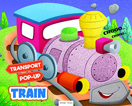 Pop-up Transport - Train - Gorgeously Illustrated Pop-up Book For Children book cover