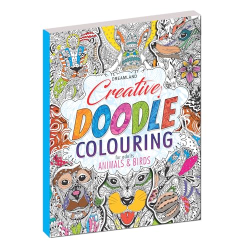Creative Doodle Colouring -AMIMALS & BIRDS book cover