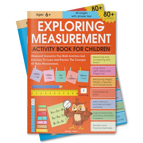 Exploring Measurement: Activity Book for Children | Learn Length, Weight, Time & More | Ages 6–9 | Fun Math Activities to Build Real-Life Skills
