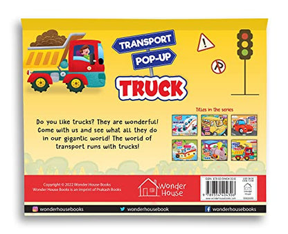 Pop-Up Transport - Truck - Gorgeously Illustrated Pop-Up Book For Children - Learn About The World Of Trucks And What All They Do