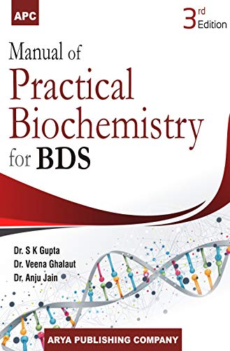 Manual of Practical Biochemistry for BDS book cover