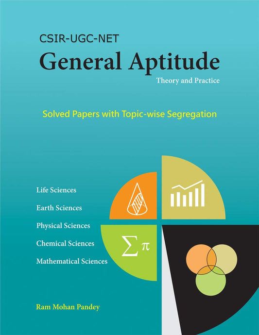 CSIR UGC NET General Aptitude  Theory And Practice by Ram Mohan Pandey (Author) book cover