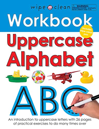 Wipe Clean Workbook Uppercase Alphabet book cover