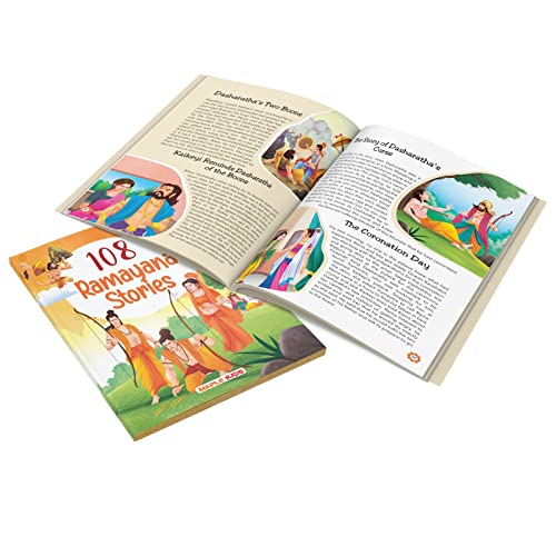 Stories from the Ramayana and the Mahabharata (Set of 2 Books) (Illustrated) - Story Books for kids - Bedtime Stories - 4 years to 10 Years old - English Stories for Children - Read Aloud to Infants, Toddlers