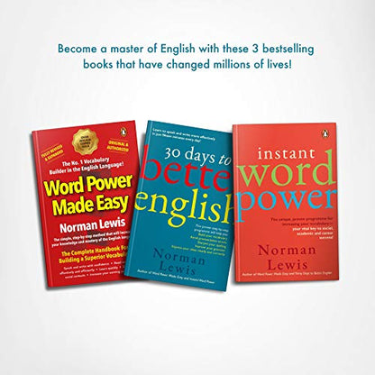 Unlock Your Word Power: Have English at Your Fingertips: A Combo Set of 3 Bestselling Books (Word Power Made Easy + Instant Word Power + 30 Days to Better English)