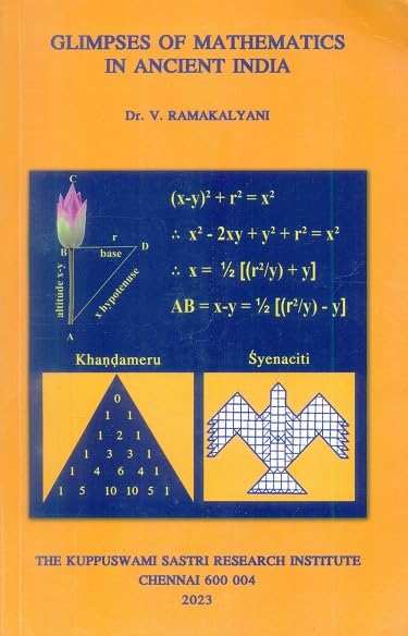 Glimpses of mathematics in Ancient India book cover